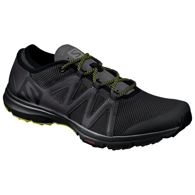 Salomon Singapore Mens Water Shoe - CROSSAMPHIBIAN SWIFT Black | 24837-VYTF